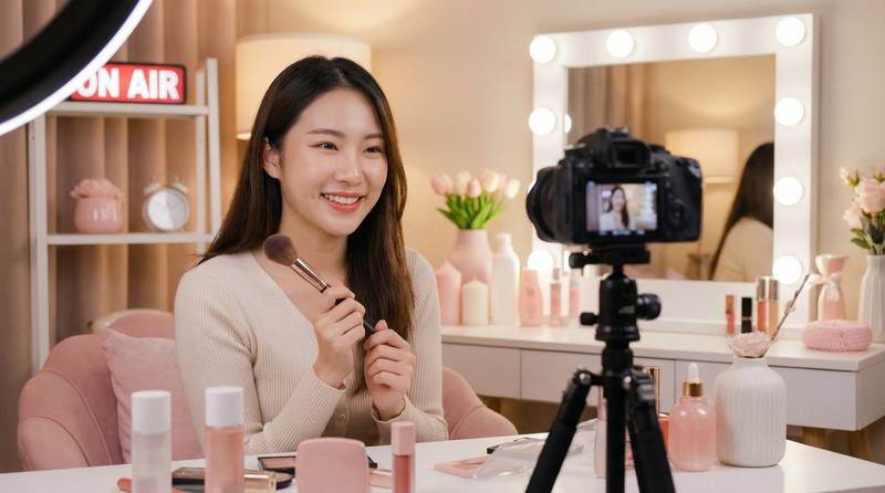 黄色仓库美妆视频教程